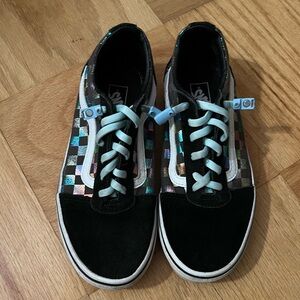 Vans Multicolor Prismatic Checkerboard Pattern Shoes